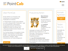 Tablet Screenshot of pointcab-software.com